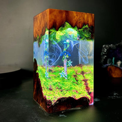 The Lost Grove Resin Lamp