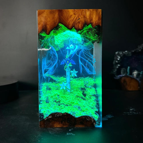 The Lost Grove Resin Lamp